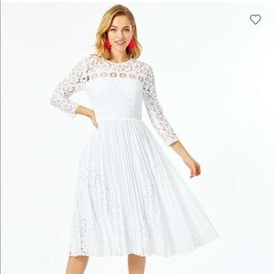 White Lilly Pulitzer midi dress